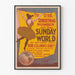 Vintage poster The Great Christmas Number New York Sunday World
