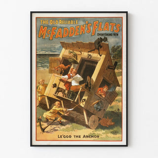 Vintage poster McFadden's Flats « Le'Ggo The Anchor »