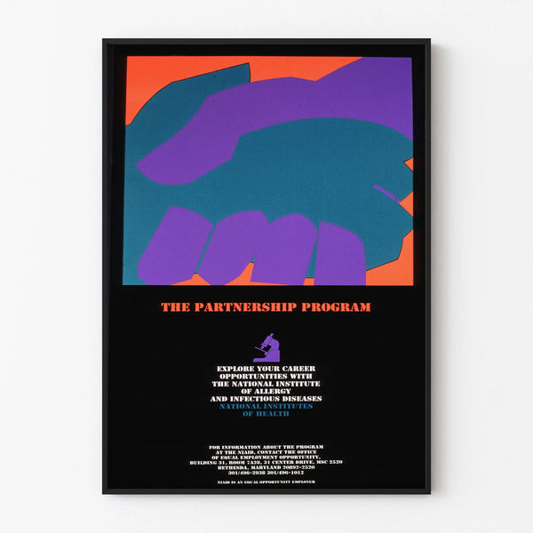 Modern Design Poster The Partnership Program National Institute of Health