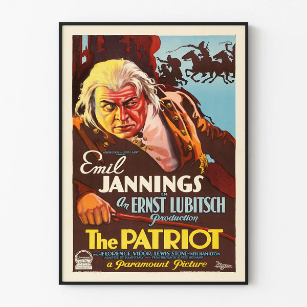 Vintage poster The Patriot - Classic film wall decoration