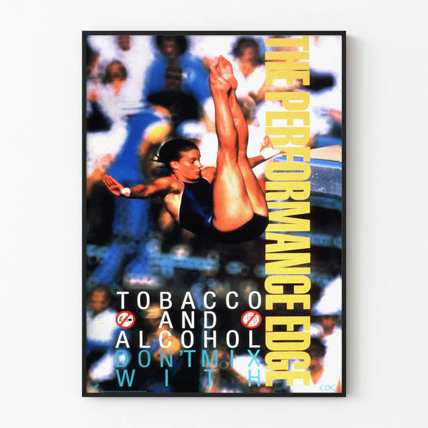 Sporting Poster Against Smoking and Alcohol - The Performance Edge