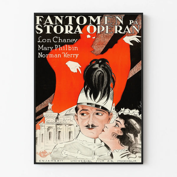 Vintage Poster Phantom of the Opera Wall Decoration