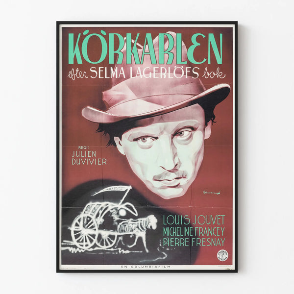 Vintage poster Korkarlen decorative for wall decoration