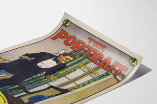 Vintage poster The Portrait, dramatic design style early 20th century