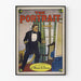 Vintage poster The Portrait, dramatic design style early 20th century