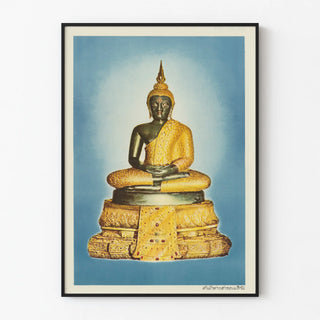 Poster of the Emerald Buddha in Meditation