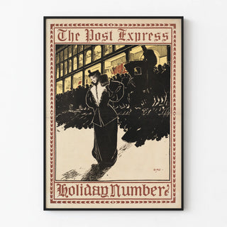 Vintage Poster The Post Express Holiday Number