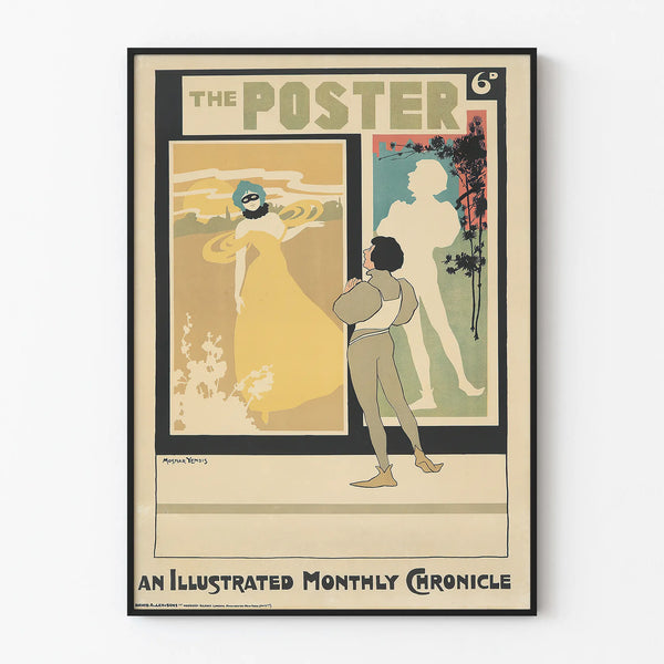 Vintage decorative poster The Poster - Theatrical illustration