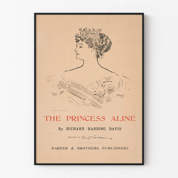Vintage poster The Princess Aline by Richard Harding Davis