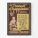 Vintage theater poster The Pursuit of Happiness
