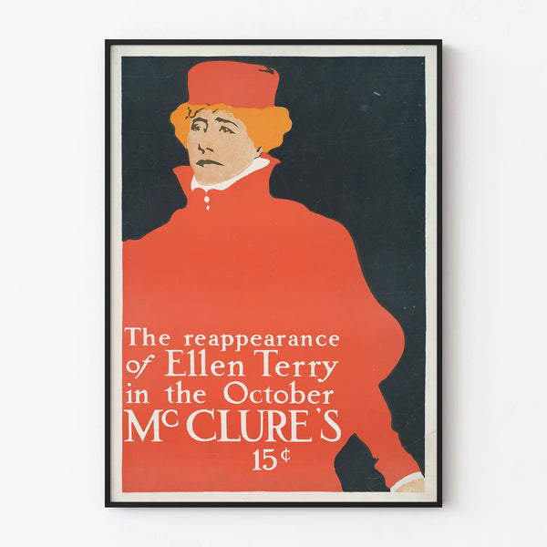 Vintage Ellen Terry Poster - Retro Wall Decoration