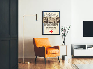 Vintage Poster of the Red Cross War Hospital