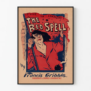 Vintage Poster The Red Spell by Francis Gribble