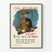 Vintage Military Poster The Regular Ready