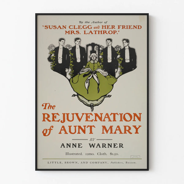 Vintage poster The Rejuvenation of Aunt Mary retro wall decoration