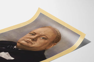 Poster of Winston S. Churchill in Official Uniform