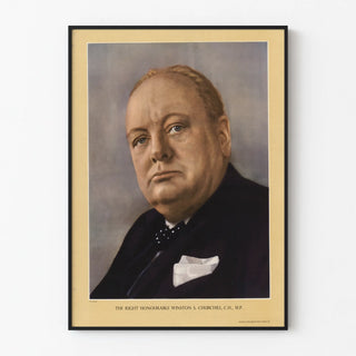 Poster of Winston S. Churchill in Official Uniform