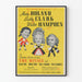Vintage theater poster The Rivals - Classic comedy