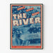 Vintage poster of the documentary film The River