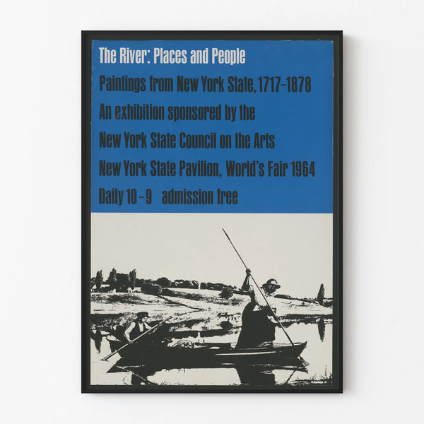 Decorative Poster Exhibition Paintings New York 1717-1878
