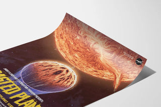 Decorative Poster of the Burned Planet NASA - The Roasted Planet