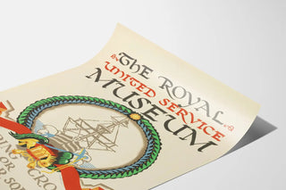 Vintage poster of the Royal United Service Museum London