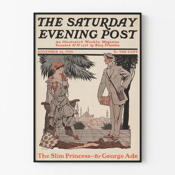 Vintage Poster The Saturday Evening Post 1906 – Retro Wall Decoration