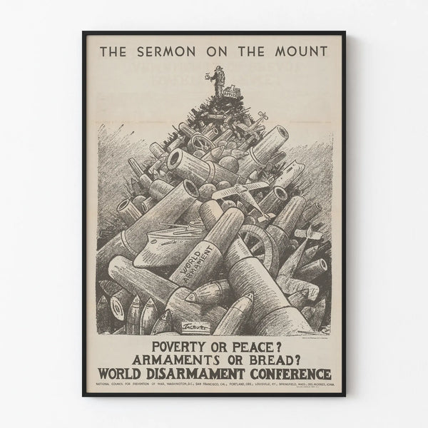 Globalist Conference Poster on Disarmament and Peace