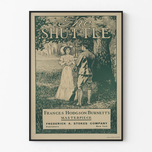 Vintage poster The Shuttle by Frances Hodgson Burnett