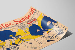 Vintage Poster The Simpson Chain Cycling — artwork view