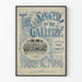 Vintage poster The Singer in the Gallery style music poster