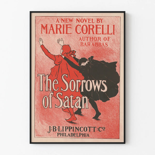 Vintage Poster The Sorrows of Satan by Marie Corelli