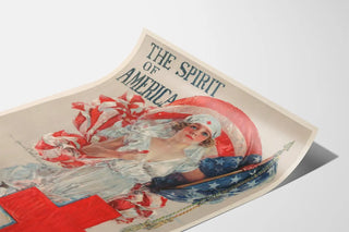 Vintage poster The Spirit of America Red Cross US
