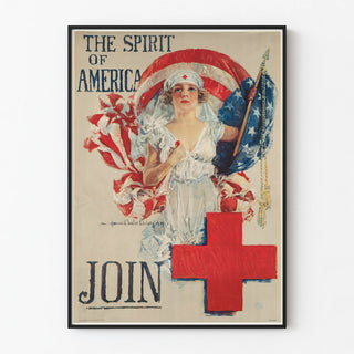 Vintage poster The Spirit of America - Poster American Red Cross