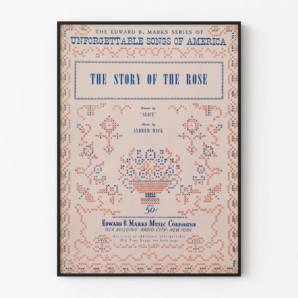 Decorative Poster The Tale of the Rose