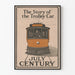 Vintage Poster The Story of the Trolley Car