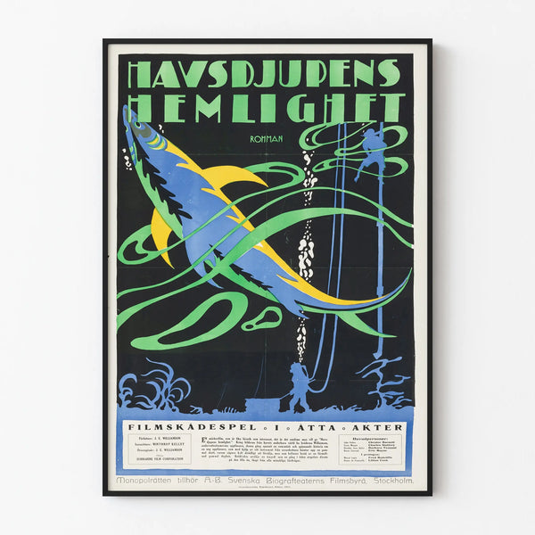 Vintage wall decoration poster « The Submarine Eye »