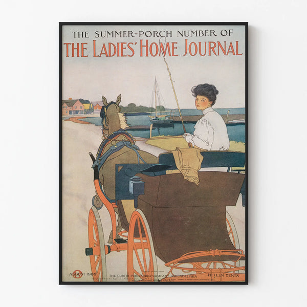 Vintage Poster The Ladies' Home Journal - Retro Wall Decoration 1908