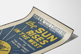 Open-Air Theater Poster « The Sun Rises in the West »