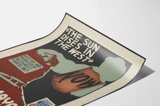 Vintage theater poster Mayan - The Sun Rises in the West