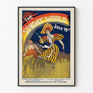 Vintage poster The Sunday World - July 19