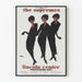 Vintage poster of The Supremes at Lincoln Center 1965