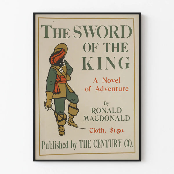 Vintage Poster The Sword of the King - Retro Wall Decoration