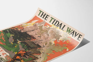 Vintage Poster The Tidal Wave - 95 Ships Launched, 1918