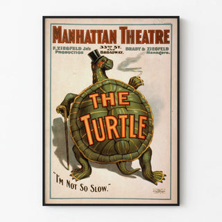 Vintage theater poster Manhattan The Turtle