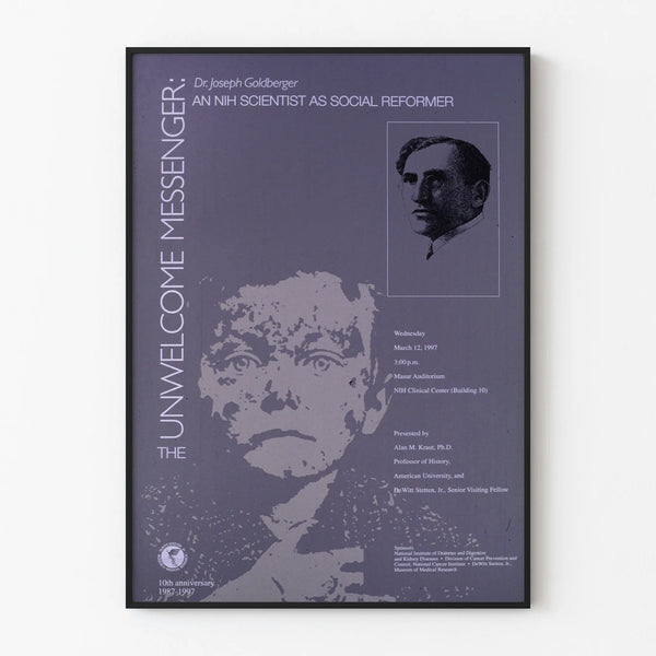 Historical Poster The Unwelcome Messenger - Dr. Joseph Goldberger