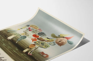 Artistic Poster The Vegetabull - Original Wall Decoration Vegetables