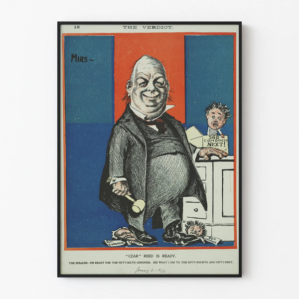 Vintage Political Poster The Verdict - Wall Decoration Artem Legrand