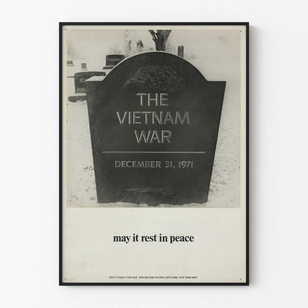 Commemorative Poster of the Vietnam War - December 1971