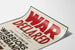 Vintage Poster War Declared - Warrior's Husband